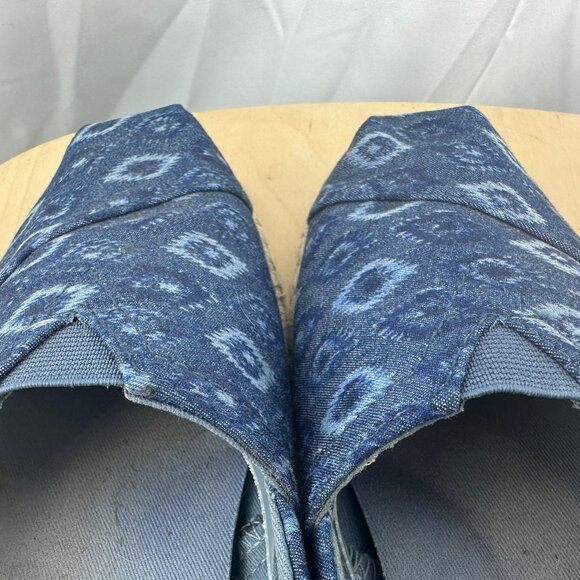 Toms Alpargata Rope Bleach Washed Denim Espadrille flats - Picture 3 of 9